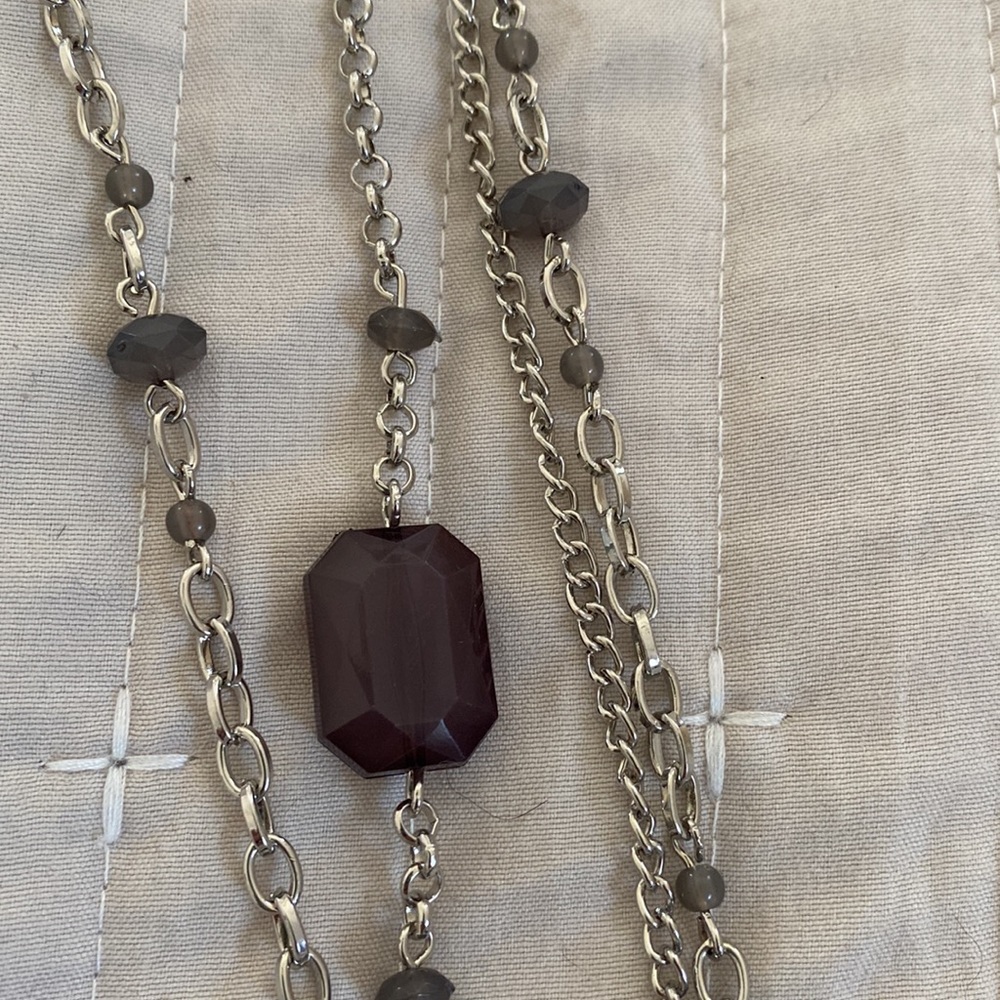 Silver necklace - Picture 2 of 3